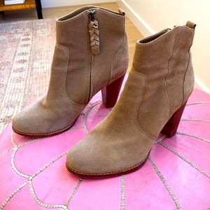 Joie suede grey booties